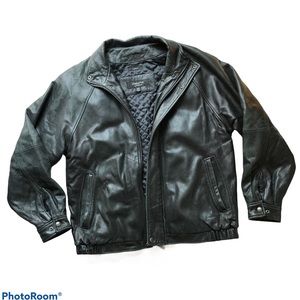 CLAIBORNE | Men’s Lambskin Leather Jacket Size M